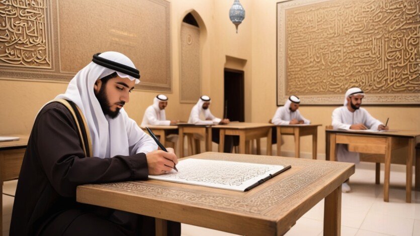 الرفع من قيمة الخط العربي مجتمعياً وزيادة طالبيه
